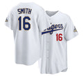 Los Angeles D #16 Smith Player Baseball Short Sleeve White Jersey Will For Men Women Youth Gift