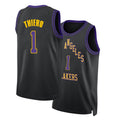 Los Angeles L #1 Thiero Player Basketball Sleeveless Black Jersey Adou For Adult Youth