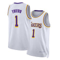 Los Angeles L #1 Thiero Player Basketball Sleeveless White Jersey Adou For Adult Youth