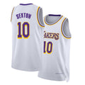 Los Angeles L #10 Sexton Player Basketball Sleeveless White Jersey Collin For Adult Youth