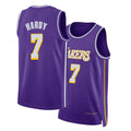 Los Angeles L #7 Hardy Player Basketball Sleeveless Purple Jersey Jaden For Adult Youth