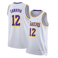 Los Angeles L #12 LaRavia Player Basketball Sleeveless White Jersey Jake For Adult Youth
