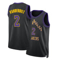 Los Angeles L #2 Vanderbilt Player Basketball Sleeveless Black Jersey Jarred For Adult Youth
