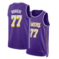 Los Angeles L #77 Doncic Player Basketball Sleeveless Purple Jersey Luka For Adult Youth