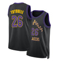 Los Angeles L #26 Thybulle Player Basketball Sleeveless Black Jersey Matisse For Adult Youth