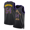 Los Angeles L #54 Mamukelashvili Player Basketball Sleeveless Black Jersey Sandro For Adult Youth