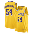 Los Angeles L #54 Mamukelashvili Player Basketball Sleeveless Gold Jersey Sandro For Adult Youth