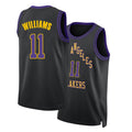 Los Angeles L #11 Williams Player Basketball Sleeveless Black Jersey Ziaire For Adult Youth