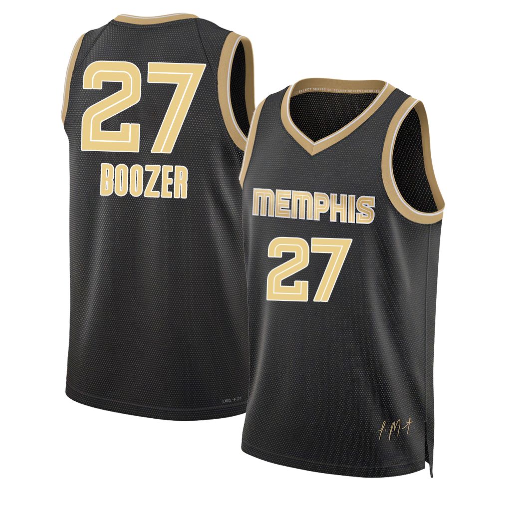 Memphis #27 Boozer Player Basketball Sleeveless Black Jersey Cameron For Adult Youth
