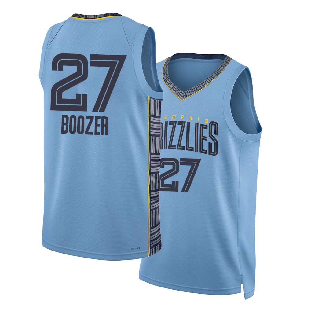 Memphis #27 Boozer Player Basketball Sleeveless Blue Jersey Cameron For Adult Youth