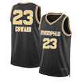 Memphis #23 Coward Player Basketball Sleeveless Black Jersey Cedric  For Adult Youth
