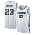 Memphis #23 Coward Player Basketball Sleeveless White Jersey Cedric For Adult Youth