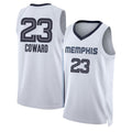 Memphis #23 Coward Player Basketball Sleeveless White Jersey Cedric For Adult Youth