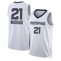 Memphis #21 Mashack Player Basketball Sleeveless White Jersey Jahmai For Adult Youth