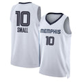 Memphis #10 Small Player Basketball Sleeveless White Jersey Javon For Adult Youth