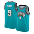 Memphis #9 Grant Player Basketball Sleeveless Green Jersey Jerami For Adult Youth
