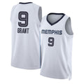 Memphis #9 Grant Player Basketball Sleeveless White Jersey Jerami For Adult Youth