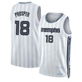 Memphis #18 Prosper Player Basketball Sleeveless White Jersey Olivier-Maxence For Adult Youth