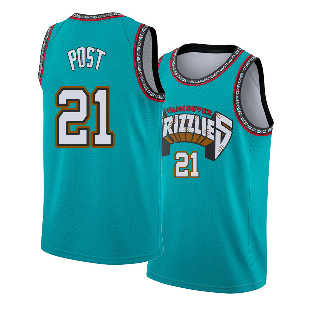 Memphis #21 Post Player Basketball Sleeveless Green Jersey Quinten For Adult Youth