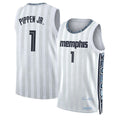 Memphis #1 Pippen Jr. Player Basketball Sleeveless White Jersey Scotty For Adult Youth