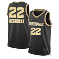 Memphis #22 Hendricks Player Basketball Sleeveless Black Jersey Taylor For Adult Youth