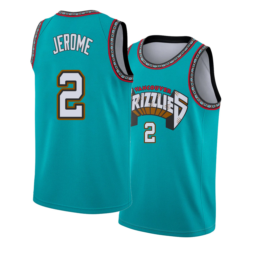 Memphis #2 Jerome Player Basketball Sleeveless Green Jersey Ty For Adult Youth