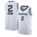 Memphis #2 Jerome Player Basketball Sleeveless White Jersey Ty For Adult Youth