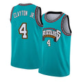 Memphis #4 Clayton Jr. Player Basketball Sleeveless Green Jersey Walter For Adult Youth