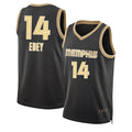 Memphis #14 Edey Player Basketball Sleeveless Black Jersey Zach For Adult Youth
