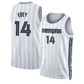 Memphis #14 Edey Player Basketball Sleeveless White Jersey Zach For Adult Youth