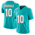 Miami #10 Rodriguez Player Football V Neck Short Sleeve Jersey Aqua Jacob For Men Youth Women Gift
