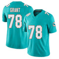 Miami #78 Grant Player Football V Neck Short Sleeve Jersey Aqua Kenneth For Men Youth Women Gift