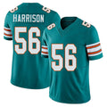 Miami #56 Harrison Player Football V Neck Short Sleeve Aqua Jersey Ronnie For Men Youth Women Gift