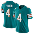 Miami #4 Atwell Player Football V Neck Short Sleeve Aqua Jersey Tutu For Men Youth Women Gift