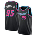 Miami #95 Portis Jr. Player Basketball Sleeveless Black Jersey Bobby For Adult Youth