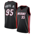 Miami #95 Portis Jr. Player Basketball Sleeveless Black Jersey Bobby For Adult Youth