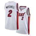 Miami #2 Mitchell Player Basketball Sleeveless White Jersey Davion For Adult Youth