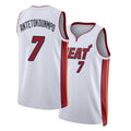 Miami #7 Antetokounmpo Player Basketball Sleeveless White Jersey Giannis For Adult Youth