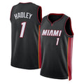 Miami #1 Hadley Player Basketball Sleeveless Black Jersey J'Vonne For Adult Youth