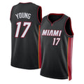 Miami #17 Young Player Basketball Sleeveless Black Jersey Jahmir For Adult Youth