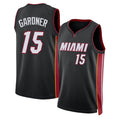 Miami #15 Gardner Player Basketball Sleeveless Black Jersey Myron For Adult Youth