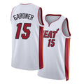 Miami #15 Gardner Player Basketball Sleeveless White Jersey Myron For Adult Youth