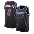 Miami #0 Fontecchio Player Basketball Sleeveless Black Jersey Simone For Adult Youth