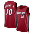 Miami #10 Hardaway Jr. Player Basketball Sleeveless Red Jersey Tim For Adult Youth