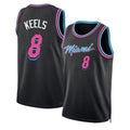 Miami #8 Keels Player Basketball Sleeveless Black Jersey Trevor For Adult Youth