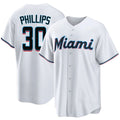 Miami #30 Phillips Player Baseball Short Sleeve White Jersey Tyler For Men Women Youth Gift