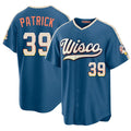 Milwaukee #39 Patrick Player Baseball Short Sleeve Blue Jersey Chad For Men Women Youth Gift