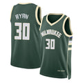 Milwaukee #30 Ryan Player Basketball Sleeveless Green Jersey Cormac For Adult Youth