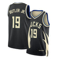Milwaukee #19 Butler Jr. Player Basketball Sleeveless Black Jersey John For Adult Youth