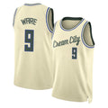 Milwaukee #9 Ware Player Basketball Sleeveless Cream Jersey Kel'el For Adult Youth